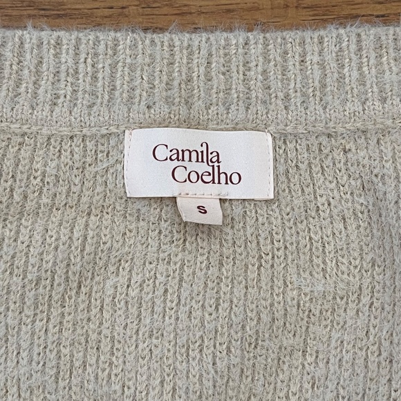 Camila Coelho Toni Cardigan Cropped Button Knit - Picture 4 of 7